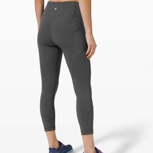 Lululemon Athletica All The Right Places II crop 23” Leggings in Graphite Grey
